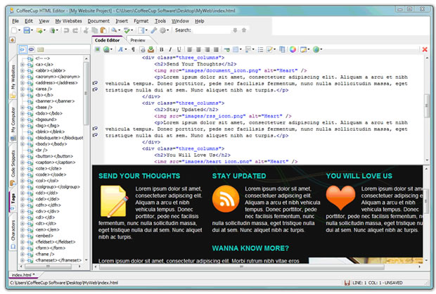 CoffeeCup-Free-HTML-Editor