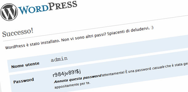 Guida per Installare WordPress