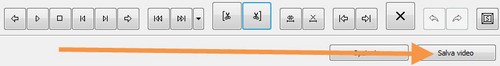 Salva video tagliato