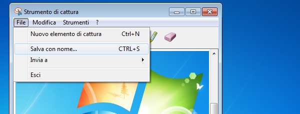 salvare schermo del pc